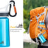 AceCamp Kids Water Bottle,Eastman Tritan Kids Water Bottle for School BPA Free Sports Water Bottle 12 Oz Portable Kids Water Bottle with Straw,2PK Set (kids, blue+blue)
