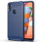 Galaxy A11 case,Samsung A11 case,with HD Screen Protector,MAIKEZI Soft TPU Slim Fashion Non-Slip Protective Phone Case Cover for Samsung Galaxy A11(Navy Brushed TPU)