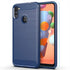 Galaxy A11 case,Samsung A11 case,with HD Screen Protector,MAIKEZI Soft TPU Slim Fashion Non-Slip Protective Phone Case Cover for Samsung Galaxy A11(Navy Brushed TPU)