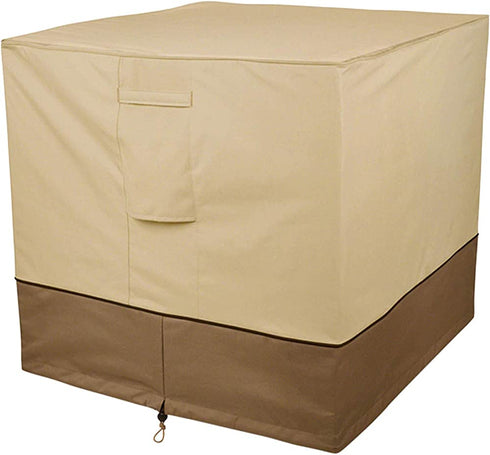 Aifusi Air Conditioner Covers, Outside Units Veranda AC Covers Standard American Furniture Central Air Conditioner, 34x34x30 in (Square)