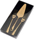 Lillian Rose Gold Wedding Cake Server Set, 7.25"