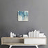 UTOP-art Blue Abstract Wall Art Canvas Painting: Navy and Gray Artwork Silver Print Modern Picture on Large Canvas Poster for Living Room and Office