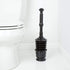 Master Plunger MP500-B3 Heavy Duty Bathroom Toilet Plunger Kit with Short Bucket/Caddy. Equipped with Air Release Valve, Black