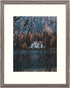 Frametory, 11x14 Frame for 8x10 Photo Smooth Wood Grain Finish Frame with Ivory Mat for Photo - Includes Sawtooth Hangers and Real Glass - Landscape/Portrait, Wall Display (Grey, 1 Pack)
