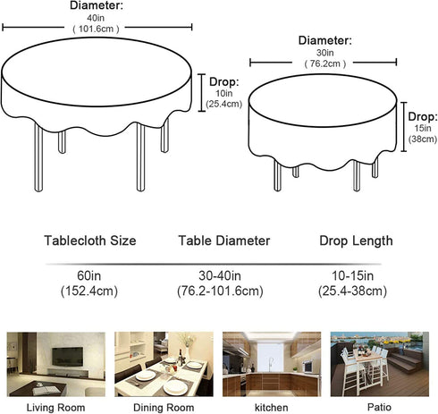 Pfrewn Valentine Heart Round Tablecloth, Pink Truck Mothers Day Flowers Table Cloth Cover Mat, Lace Washable Polyester 60" Dining Decorative for Holiday Home Party Wedding Picnic