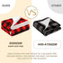 Bobor Buffalo Plaid Throw Blanket for Couch Bed, Sherpa Fleece Red Black Checker Plaid Pattern Decorative Throw Blanket, Super Soft Comfortable Lightweight Fuzzy Blanket
