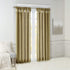 Madison Park Emilia Faux Silk Single Curtain with Privacy Lining, DIY Twist Tab Top, Window Drape for Living Room, Bedroom and Dorm, 50x95, Bronze