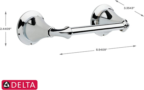 DELTA Linden Toilet Paper Holder, Polished Chrome, Bathroom Accessories, 79450 11 x 4.5 x 3.25 Inches