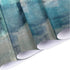 Modern Teal Turquoise Placemats for Round Table Set of 4 Grey Abstract Wedge Table Mats with Centerpiece Heat Resistant Washable Place mats for Indoor Outdoor Kitchen Dinning Table Decoration (5 Pcs)