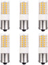 Makergroup BA15s Single Contact Bayonet LED 12V S8 1141 1156 LED Light Bulb 3W 2700K-3000K for Outdoor Landscape Lighting Path Deck Lights RV Lighting Warm Color 6pcs
