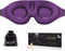 MZOO Sleep Eye Mask for Men Women, 3D Contoured Cup Sleeping Mask & Blindfold, Concave Molded Night Sleep Mask, Block Out Light, Soft Comfort Eye Shade Cover for Travel Yoga Nap, Purple