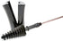 ToiletShroom Revolutionary Plunger, Squeegee, Clog Remover, Drain Cleaner, Bathroom Toilet Dredge Tool, Stainless Steel Handle with Caddy Holder, Оne Расk, Black