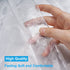 UFRIDAY Extra Long Shower Curtain Liner 72x86 Inch?EVA Plastic Waterproof Shower Curtain with 5 Magnets,Heavy Duty,Semi Transparent, 3D Cobblestone Bathroom Liner