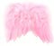 Touch of Nature Mini Feather Wings 7x6 Light Pink 1pc (10978)