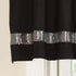 Lush Decor Night Sky Curtain Valance (Single Panel), Black and Gray