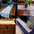 KEPSWET 14x48 inch White Cotton Crochet Lace Rectangular Table Runner Handmade Table Decoration