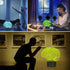 Elstey Brain 3D Night Light Table Desk Lamp, 7 Colors Optical Illusion Touch Control Lights with Acrylic Flat & ABS Base & USB Cable