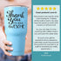 KEDRIAN Thank You For Being Awesome Tumbler 30oz, Perfect Thank You Gifts For Friends, Teacher, Boss, Coworker, Appreciation Gifts For Christmas, Birthday, Unisex Stainless Steel Insulated Tumbler