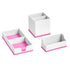 Amazon Basics Desk Organization Set - Pink and White