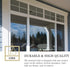 One Way Mirror Window Film?Black-Silver 35.4In x 6.56Ft?, WochiTV Daytime Privacy Window Tint for Home, UV Light Blocking Reflective Heat Control Glass Solar Film Non Adhesive Removable Static Cling