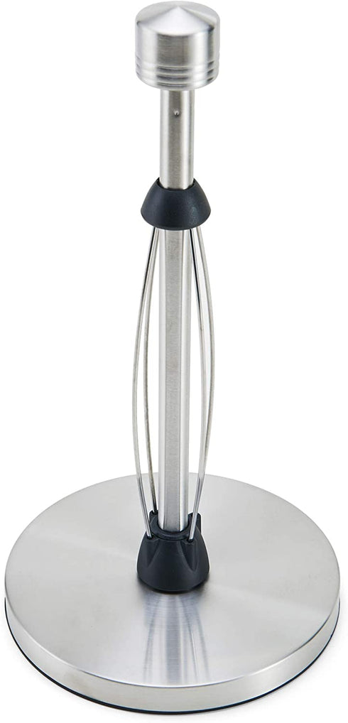Kamenstein Perfect Tear Low Profile Base-Hat Finial, 13-Inch, Stainless Steel