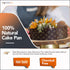 Round Paper Baking Cake Pan, Disposable Baking Mold 12ct, Round Pan, All Natural Recyclable, Microwave Oven & Freezer Safe, Perfect for Muffins or Snacks (8-5/8" x 2-3/4")