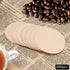 600 PCS Unbleached Coffee Filters, Replacement Round Coffee Filters, Disposable Paper Filters Compatible with Aerobie Aeropress Coffee Filter and Espresso Maker