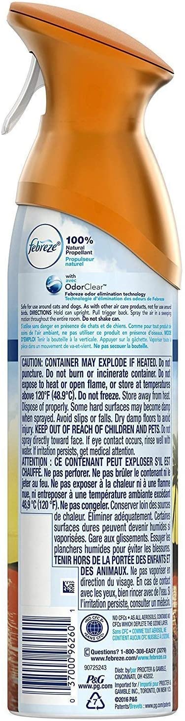 Febreze Air Freshener, Hawaiian Aloha, 8.8 Ounces (Pack of 3)