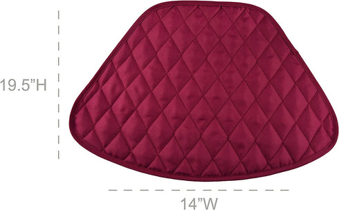 HOME-X 7-Piece Placemat Set for Round Table, Kitchen Home Decor, Dinnerware Accessories
