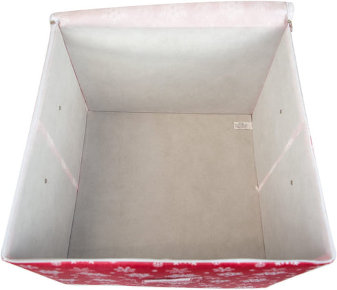 DII Holiday Storage Collection Zippered with Dividers, Ornament; Large, 16x16x13, Snowflake