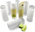 Frosted Shot Glasses, Tequila Shooter, Tall Heavy Base Frosty Glass, Mezcal Vodka and Liquor Mini Cups, 2 oz. Set of 8