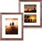 iRahmen 11x14 Picture Frame Beautifully Detailed Molding, Contemporary Picture Frame Set, Wall Mount Inspirations(IR-US004-DW-P11X14(2PK))