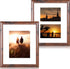 iRahmen 11x14 Picture Frame Beautifully Detailed Molding, Contemporary Picture Frame Set, Wall Mount Inspirations(IR-US004-DW-P11X14(2PK))