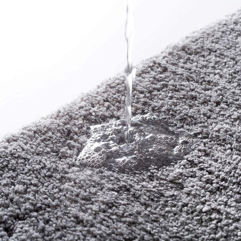 Bathroom Rug 32x20 Gray Bath Mat Silver Grey Best Absorbent Shower Large Shaggy Soft Big Extra Thick Perfect Absorbant Plush Dog Door Mat Carpet Gentsing