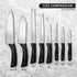 Rada Cutlery Anthem Series Super Parer Paring Knife Stainless Steel Blade with Ergonomic Black Resin Handle, 9 Inches