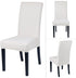 SearchI Dining Room Chair Covers Soft Stretch Removable Kitchen Parson Chair Slipcovers Set of 6 Chair Seat Protective Covers for Dining Room, Wedding, Banquet, Party, Decoration