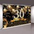 Sensfun Happy 30th Birthday Party Backdrop for Women Black Gold Balloons Sparkle Bokeh Dots Photography Background Fabulous Thirty Birthday Banner Cake Table Decoration Supplies Photo Backdrops 7x5ft