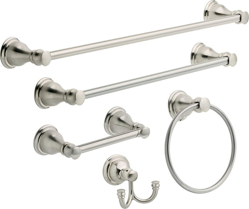 Delta Faucet AUB35-SN Aubrey Robe Hook, SpotShield Brushed Nickel