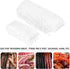 Cabilock 2pcs Meat Netting Roll Ham Sock Elastic Netting Meat Butcher Twine Net Meat Netting Roll (1m/3m Each 1pc)