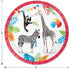 Safari Party Animal Paper Dinner Plates, Luncheon Napkins, and Cups (Serves 16)