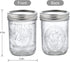 Pack of 6 Glass Mason Jars with Lids and Bands 16oz Wide Mouth Ball Mason Jars for Jam Making, Pickled Vegetables, Candied Fruit, Homemade Preserves, Kitchen Storage (16 oz)