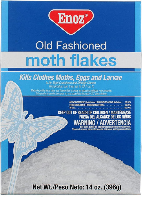 Enoz Old Fashioned Moth Flakes, 14 Ounce