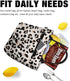 Aosbos Leopard Lunch Bags for Women, Leakproof Insulated Lunch Box Lunch Tote Bag Lunch Cooler Bags, Meal Prep Container Loncheras Para Mujer for Work Travel Picnic Gym, Leopard Print