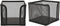 Mind Reader 2-Pack Metal Mesh Memo Pad Holder, Black