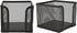Mind Reader 2-Pack Metal Mesh Memo Pad Holder, Black