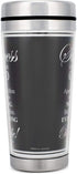 Success in God John 15:5 Black 16 Oz. Stainless Steel Insulated Travel Mug with Lid