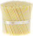 Danilovo Pure Beeswax Candles - No-Drip, Smoke-Less, Tall, Thin Taper Candles Decorative Candles for Church Prayer, Decor or Birthday Candles Honey Scented 5.9 in, ˜ 0.2 in (White, 50pcs)