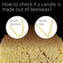 Danilovo Pure Beeswax Candles - No-Drip, Smoke-Less, Tall, Thin Taper Candles Decorative Candles for Church Prayer, Decor or Birthday Candles Honey Scented 5.9 in, ˜ 0.2 in (White, 50pcs)