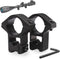 Modkin 11mm Dovetail Scope Mounts for 1'' Scope Tube High Profile for Airguns or Premium .22 Rifles (Set of 2)