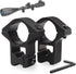 Modkin 11mm Dovetail Scope Mounts for 1'' Scope Tube High Profile for Airguns or Premium .22 Rifles (Set of 2)